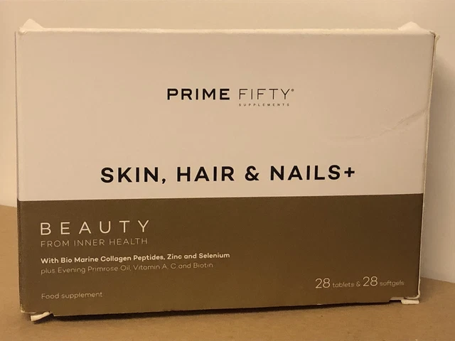PRIME FIFTY Skin, Hair and Nails Supplement BRAND NEW. EXP08/2026